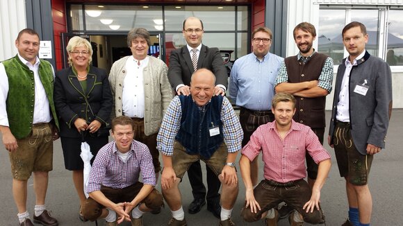 Peter Rappl - SMP, MdL Sylvia Stierstorfer, Bernhard Kaulich, MdL Albert Füracker, Stefan Schmid, Marcel Lorenz, Manuel Ötsch - SMP, Andreas Mayer - SMP, Bgm. Christian Kiendl , Florian Frisch