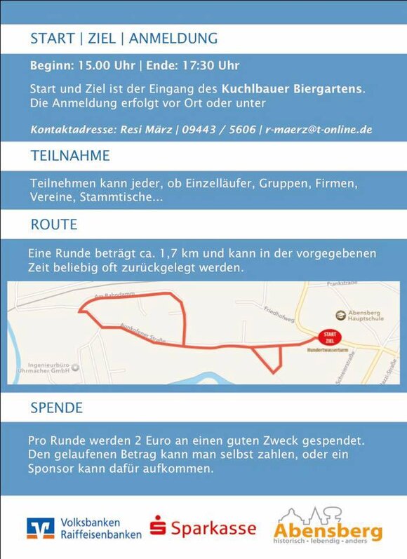 Die Strecke um den Kuchlbauer-Turm