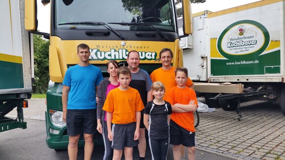Vor dem Lauf: Das Team von Gammel Engineering !