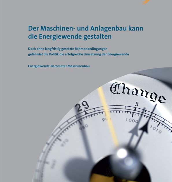 VDMA launches energy transition barometer for mechanical engineering ...